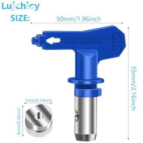 315 Spray Tip Nozzle, Reversible2/ Airless Paint Sprayer Tips for Airless Sprayer (Pack)
