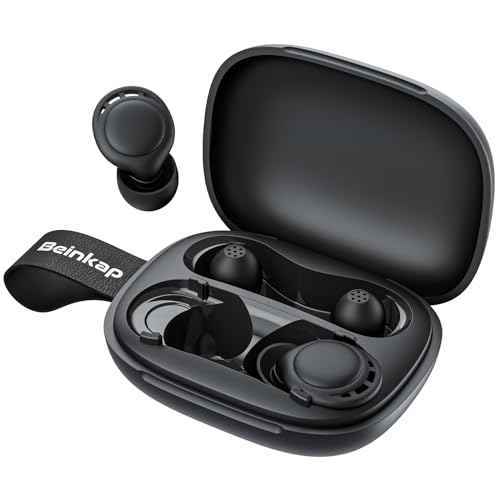 Ear Plugs for Sleeping Noise Reduction, Beinkap Reusable Earplugs Hearing Protection for Focus, Study, Work ? 6 Pair Eartips in S/M/L ? Flexible Silicone Soft ? 35dB Noise Cancelling with Storage Case