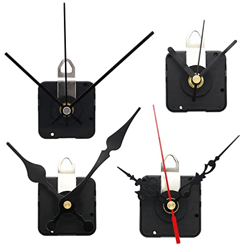 Youngtown Silent Clock Movement Repair Kit 17/32in Black Shaft 7/32in Thread