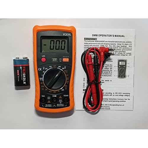 Soldering Iron Kit, Digital Multimeter Kit, Multi Tester, Voltage Tester, Measures AC/DC Voltage, Current, Resistance/Continuity/Diode/Triode. Electric Soldering Iron, Adjustable Temperature