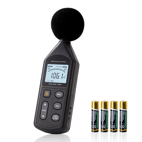 Digvliy DB-01 Decibel Meter, Sound Level Meter 30-130 dB, A/C Weighting