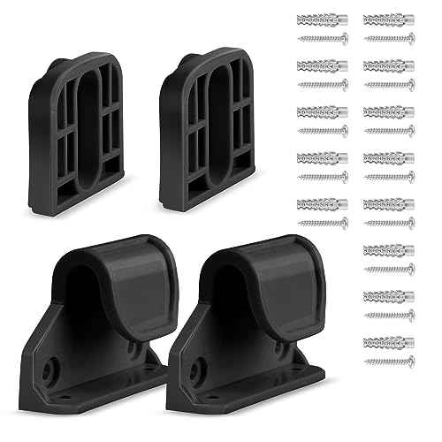 Retractable Baby Gate Replacement Parts, 55" W x 33" H Likzest Retractable Baby Gate Extensions (Including 2 x Latches + 2 x Brackets + 1 Set of Screws) for Retractable Gate (Black)