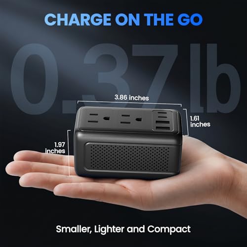 2000W Travel Voltage Converter with USB-C & USB-A Ports for International Use