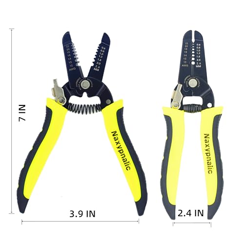 Wire Stripper Tool 10-22 AWG, Micro Wire Strippers, Insulated Wire Pliers, Multifunctional Wire Stripping Tool, Wire Stripers