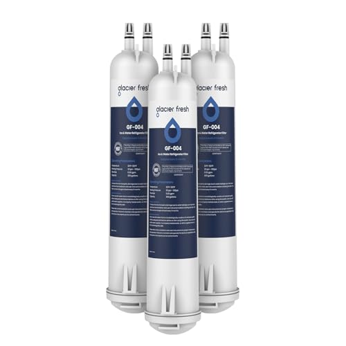 GLACIER FRESH EDR3RXD1 Water Filter Set - 3 Pack Compatible with 4396841, Long-Lasting Replacement