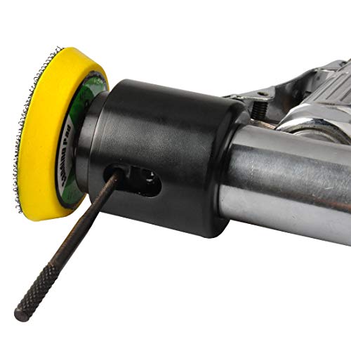 PROSHI 2-Inch & 3-Inch Angle Orbital Sander - Pneumatic Random Orbital Air Polisher for Auto & Wood
