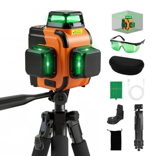 Ludotline L92 Green Laser Level with Tripod Set - 360° Self-Leveling Professional Construction Tool