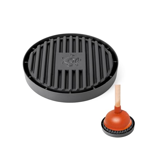 Bathroom Plunger Tray - Ventilated Drip Catcher for Toilet Plungers, Quick Drying