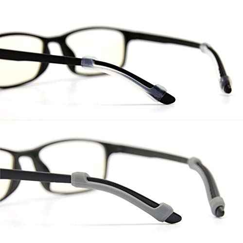 Eyewear Retainer Eyeglass Temple Tip for Kids and Adults Silicone Anti Slip Holder for Glasses Piece Ear Hook - 12 Pairs
