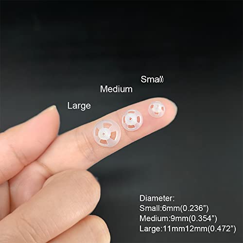 £¨10 pcs£© Hearing Amplifier Dome Open Fit Ear Tip Earplug Earbuds for RIC Hearing Aids (M ¥õ9mm)