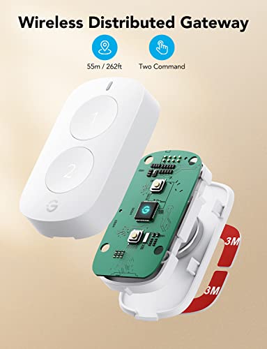 GoveeLife Smart Mini Double Button Switch Oval - Group Control for Multiple Devices
