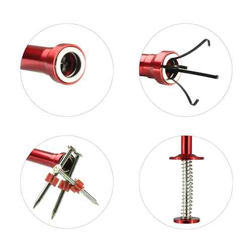 Flexible Claw Pickup Tool with Magnet, Magnetic Pickup Tool, 4-Finger Claw, Rustless Spring£¬Claw-Type Magnetic Pick-up Tool, for Garbage Pick up