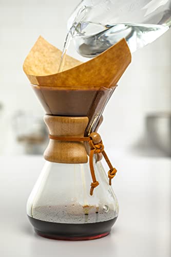 Chemex Unbleached Coffee Filters FSU-100 100 ct – Square Bonded Pour Over