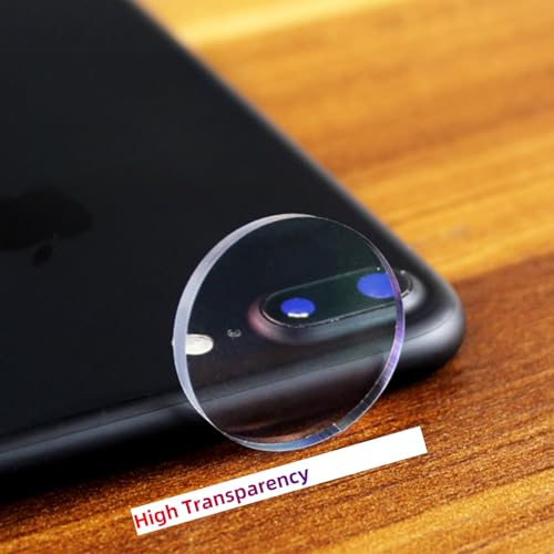 20 Pack Soft Clear Glass Table Top Spacer Pads - 3mm Non-Adhesive Rubber Bumper Dots