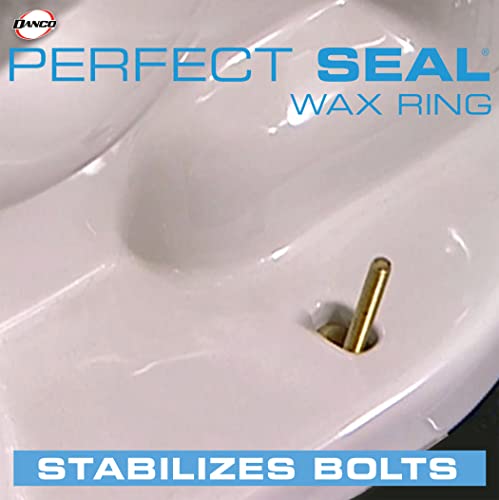 Danco 1 Pack All-in-One Toilet Installation Kit with Wax Ring & Zero Cut Bolts