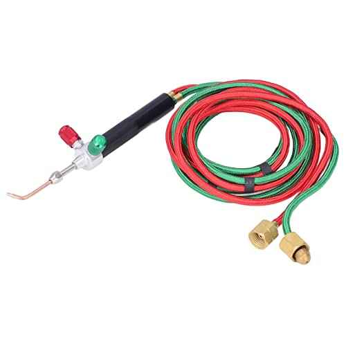 Mini Oxygen Torch Kit, Micro Oxygen Acetylene/Butane Gas Welding Torch with 5 Weld Tips for Jewelry Repair Crafts Electronics