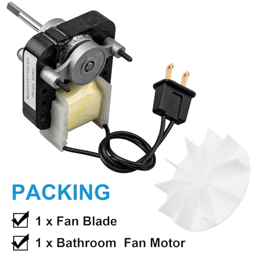 Siasky Bathroom Vent Fan Motor Replacement Kit for Nu-Tone & More, 120V, 50CFM