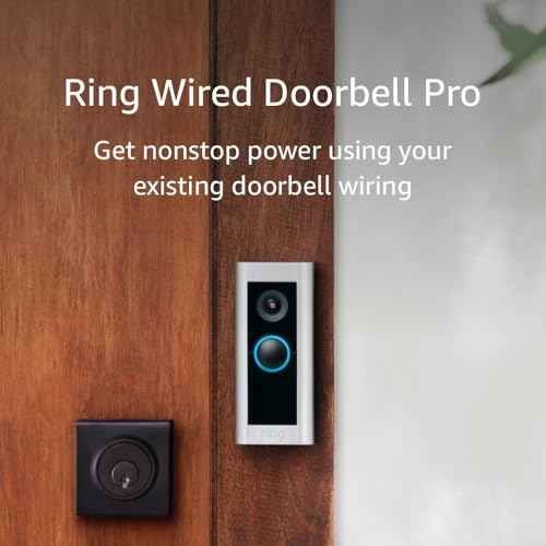 Ring Wired Doorbell Pro ? Best-in-class with cutting-edge features (existing doorbell wiring required)