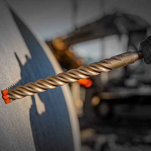 Diablo Rebar Demon SDS-Plus 4-Cutter Full Carbide Head Hammer Drill Bit - 3/8" Diameter, 6" Length, 4" Working Length - DMAPL4140