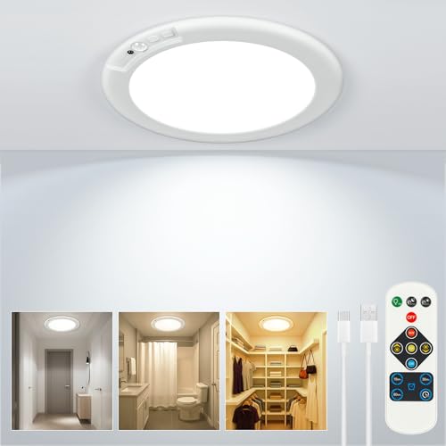 Rodalims Multicolor Rechargeable Wireless Closet Lights with Motion Sensor - 1 Pack