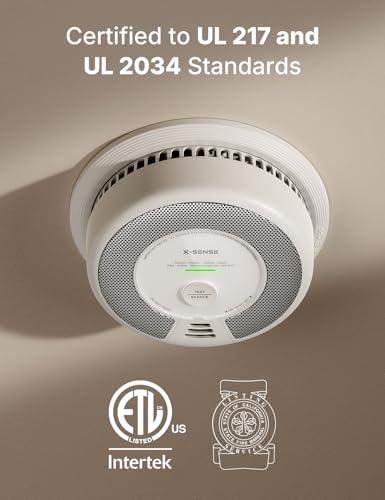 X-Sense Smoke & Carbon Monoxide Alarm SC06 1-Pack - 2-in-1 Safety Detector