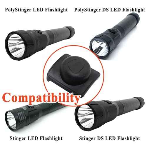 2Pcs 757016 LED Flashlight Switch Button Boot Replacement