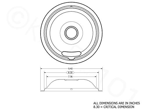 Frigidaire/Kenmore Chrome Drip Pan Set Replacement - 6" & 8" (2 ea), USA Made