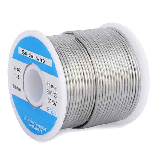 63/37 2mm 1LB Tin Solder Wire with Flux for Electrical Soldering Repair