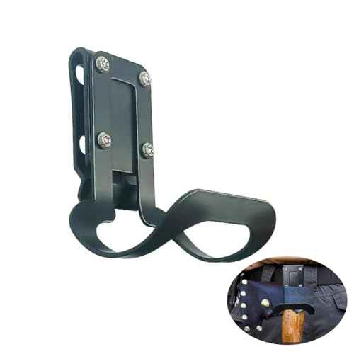 Durable Waist Hammer-Hammer Holder Loop-Belt Tool Clip Heavy-Hammer Holder for Tool Belt-Duty Magnetic Tool Holder for Belt Clip-Leather Heavy Duty Steel