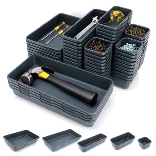 Tool Chest Organizer Set - 69Pc Tool Box Tray Divider for Drawer Organization, Workbench and Storage