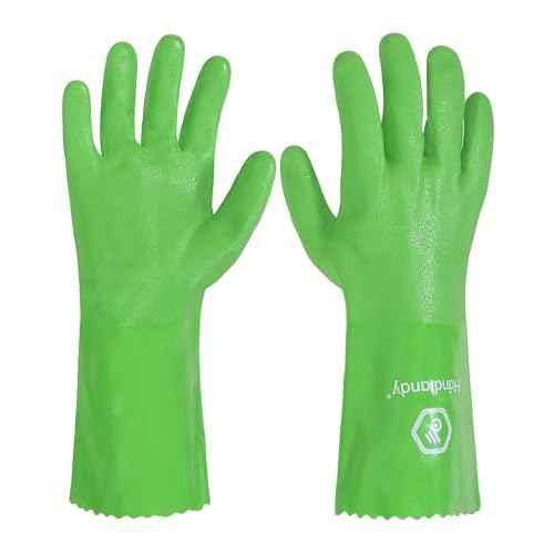 HANDLANDY Chemical Gloves, Heavy Duty Cleaning Gloves