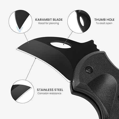 Small Pocket Knife Gift for Men, Keychain Box Cutter with 1.34inch Blade, Mini Folding Knives EDC Gadgets for Everyday Carry, Stocking Stuffers Gift for Adults Men Him