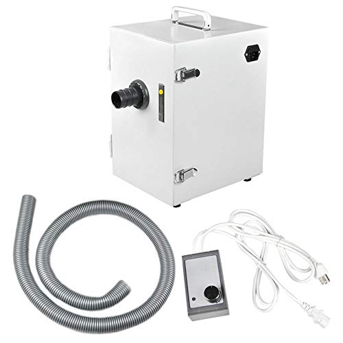 370W Portable De-ntal Lab Single-row Digital D-ust Collector Vacuum 110V JT-26 Rectangular Bench Cleaner Den-tal Equipment