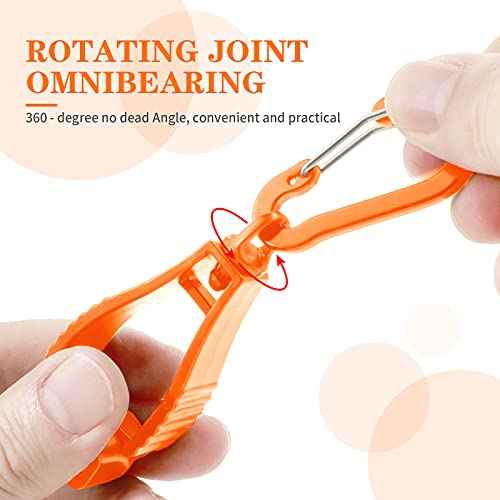 Glove Clips for Work Glove Holders for Belt and Pants Work Safety Keeper Clamp Catcher Construction Gloves Helmets