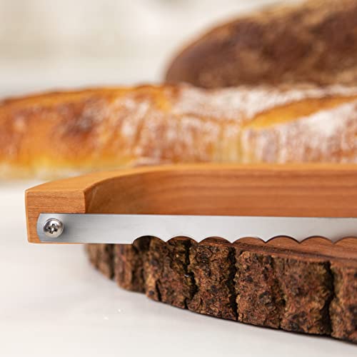 TYOARO Bread Bow Knife Replacement Blade Serrated Stainless Steel