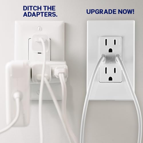Leviton 30W USB Type-C/C Power Delivery In-Wall Charger - White, Pack of 1