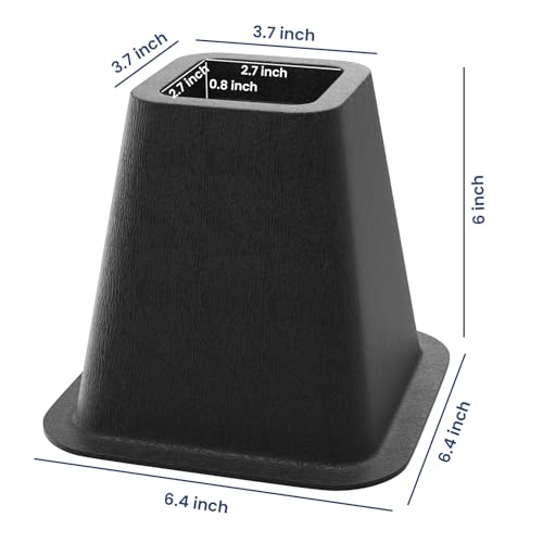 ALORAIR 4-Pack 6in Dehumidifier Risers | Heavy-Duty Crawl Space Support for Vibration & Drainage