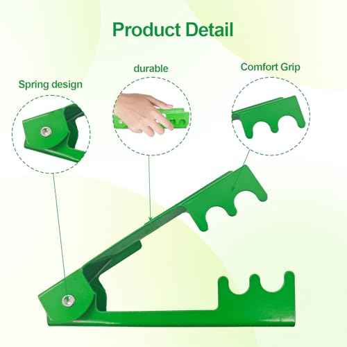 2PCS Rose Thorn Stripper Tool Thorn Remover for Roses Durable Iron Floral Stem for Removing Thorns and Leave Flower Stem Cutter