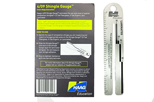 Grehge Shingle Gauge – Haag Engineering Roof Shingle Thickness Gauge
