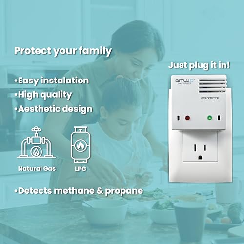 Gas Detector for Home Gas Leak Detector Propane Natural LPG LNG BITWO Model A1