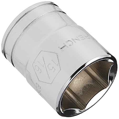 GEARWRENCH 1/2" Drive 6 Point Standard SAE Socket 15/16" - 80610D , Black