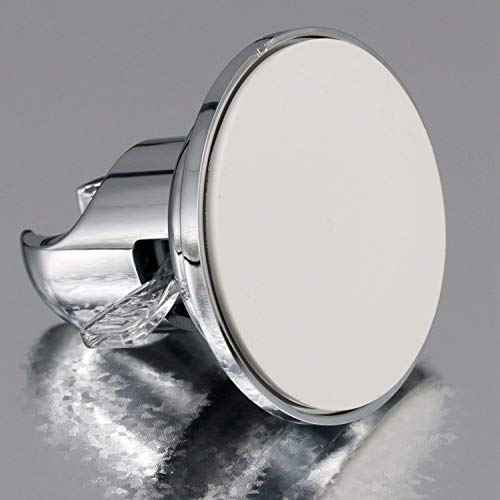 BOPai Suction Shower Head Holder, Relocatable Handheld Showerhead Holder, Chrome, Suitable for Installation On Smooth Surfaces