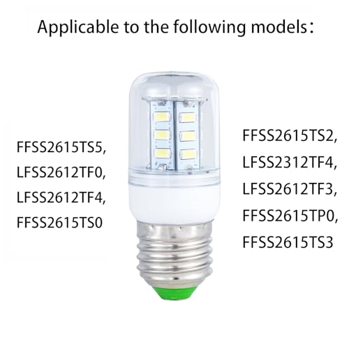 Frigidaire Refrigerator LED Light Bulb 3.5W | Fits FFSS2615TS5 LFSS2612TF0/4