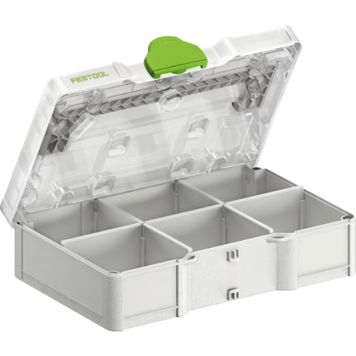 Festool Systainer³ SYS3 S 76 TRA Mini Storage Case with Transparent Lid