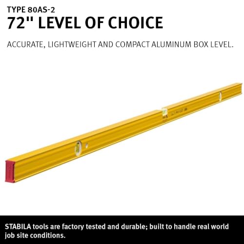 Stabila Type 80 AS 72 in Level (Cat. 29072) – Long-Term Accuracy