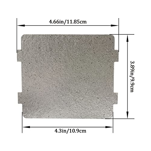 Yuntop 5 Pcs Microwave Waveguide Covers 4 x 4.7 in Mica Sheets