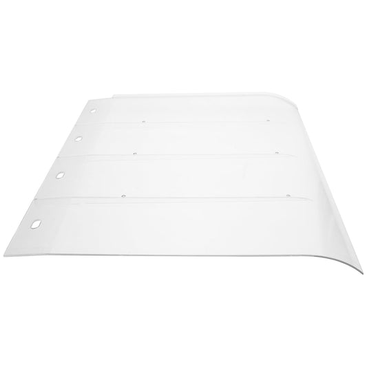 AKOOSY Outdoor Porch Rain Awning Transparent Canopy for Windows Doors Flat Design UV Impact Resistant Versatile Protection for Patios Balconies