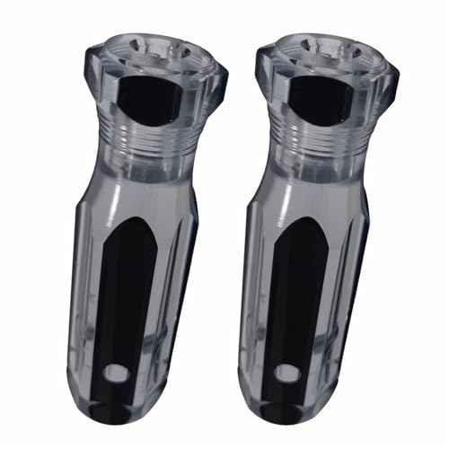 Blank Screwdriver Handles,2 Pieces Pre-Drilled Blank Screwdriver Handles,Replacement Grips for Tools DIY