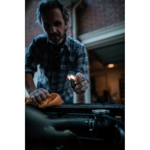 NEBO SLIM Mini Rechargeable Pocket Light Gray 250 Lumens, Water-Resistant EDC Flashlight