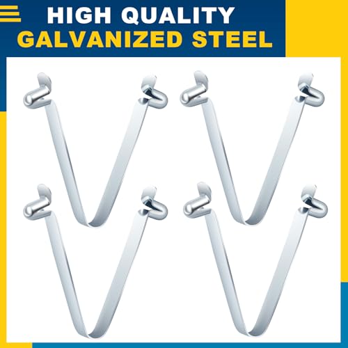 MorningRo 50 Pcs Galvanized Steel Scaffold Spring Retainer Pins 3.15 Inch